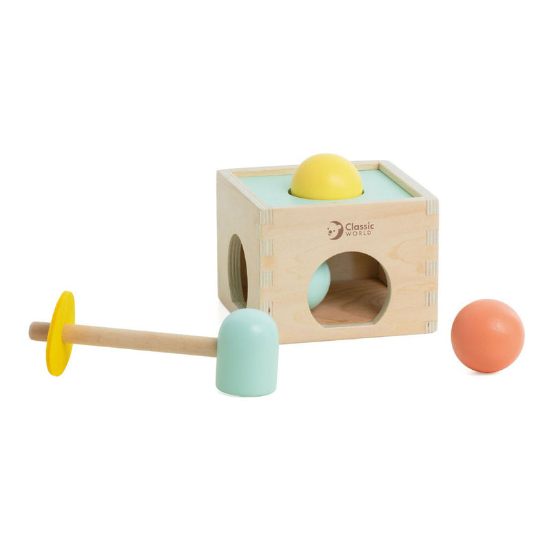 Afbeelding laden in galerijviewer, Classic world houten speelgoed box baby 6-12 maanden educatief.
