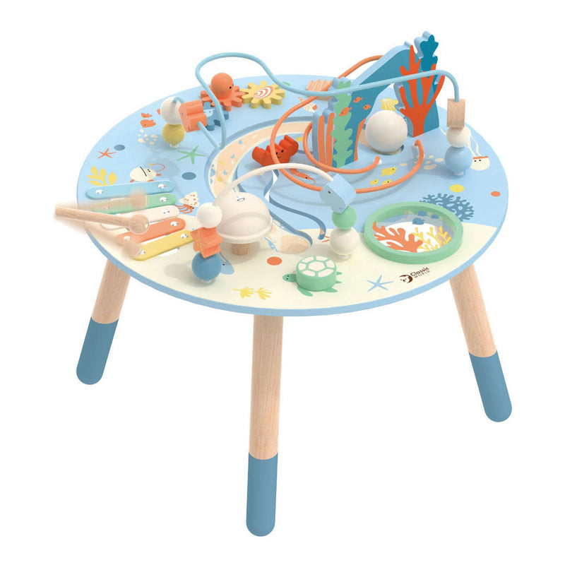 Load image into Gallery viewer, Classic world houten activiteitentafel onderwaterwereld, 3dlg.