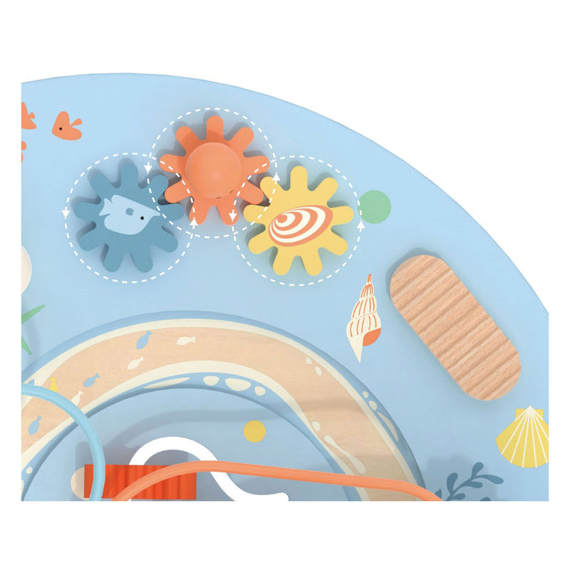 Load image into Gallery viewer, Classic world houten activiteitentafel onderwaterwereld, 3dlg.
