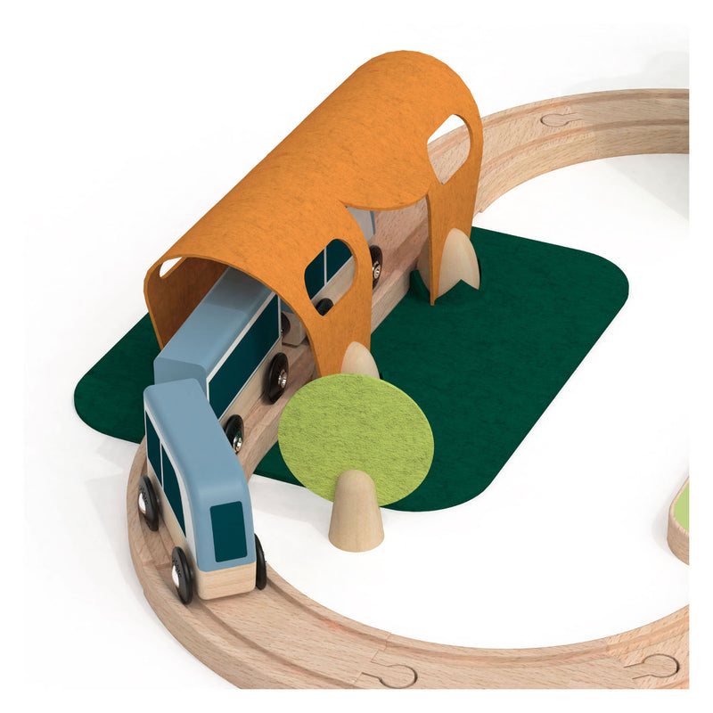 Load image into Gallery viewer, Classic world houten treinbaan speelset, 40dlg.