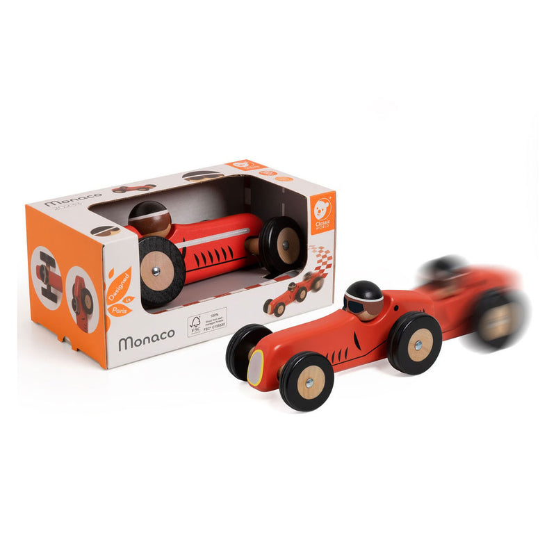 ギャラリービューアに画像をロードする, Lobbes speelgoed bv classic world houten speelgoedauto monaco