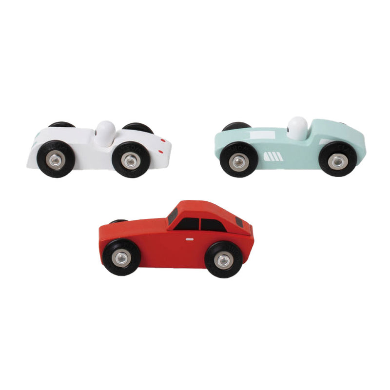 Load image into Gallery viewer, Classic world houten sportauto's set, 3st.