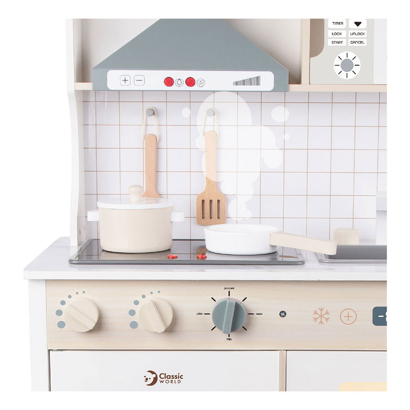 Load image into Gallery viewer, Classic World World Houten Moderne Speelkeuken, 7dlg.