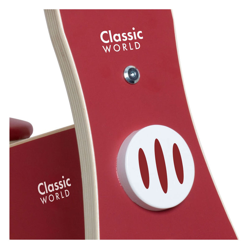 Load image into Gallery viewer, Classic World World Houten Bordeauxrood