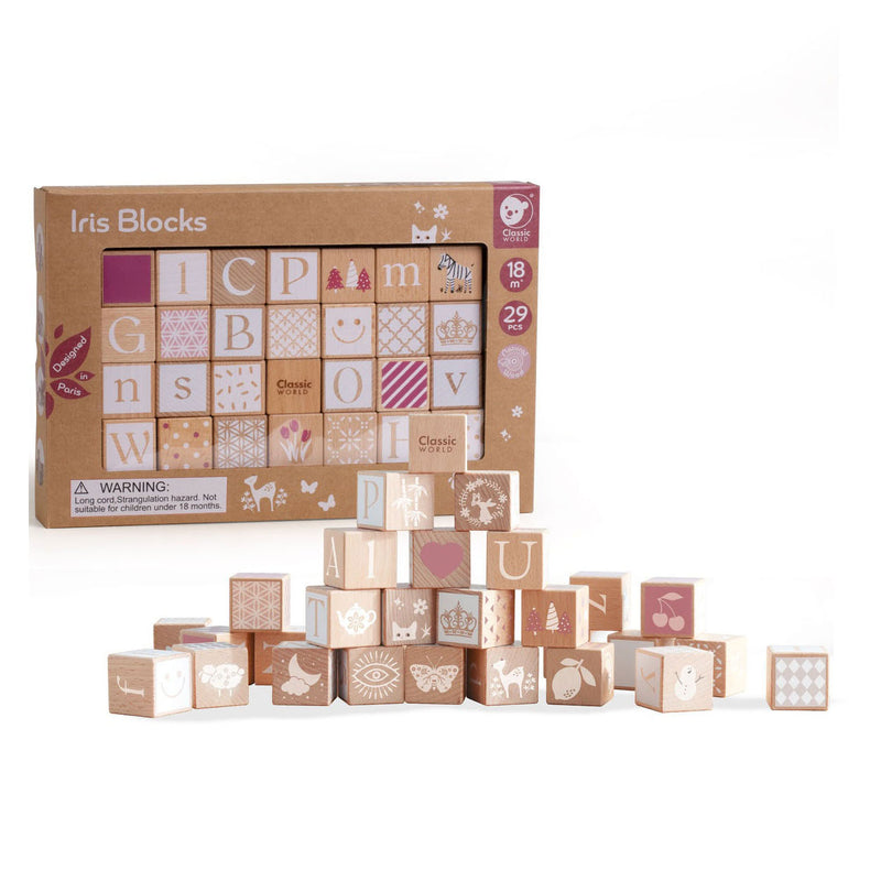 Afbeelding laden in galerijviewer, Classic world houten iris blokken, 29dlg.