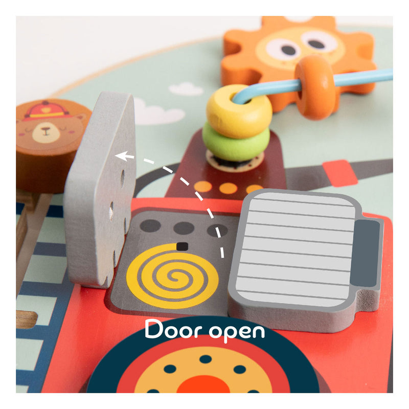 ギャラリービューアに画像をロードする, Classic world houten speelbord brandweer - interactief speelgoedbord.