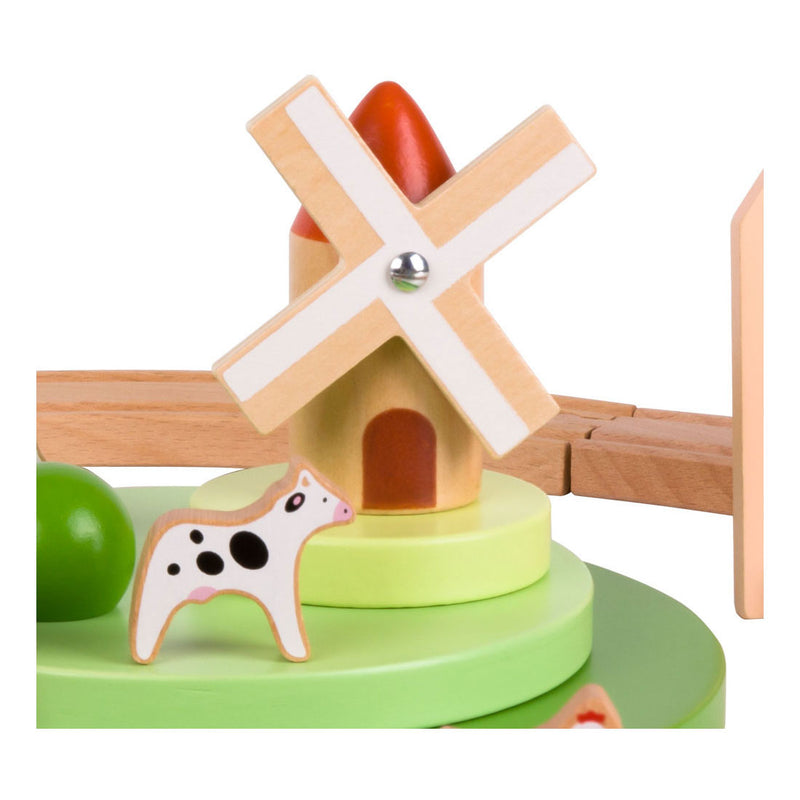 Load image into Gallery viewer, Classic world houten boerderijtrein speelset, 28dlg.