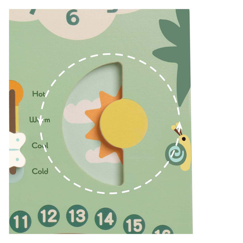 Afbeelding laden in galerijviewer, Classic world houten kalender in het engels in een doos - uni