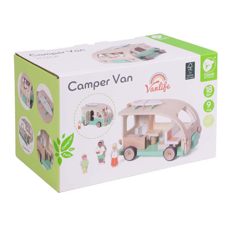 Chargez l'image dans la visionneuse de la galerie, Classic world houten camper met accesoires - 9dlg.