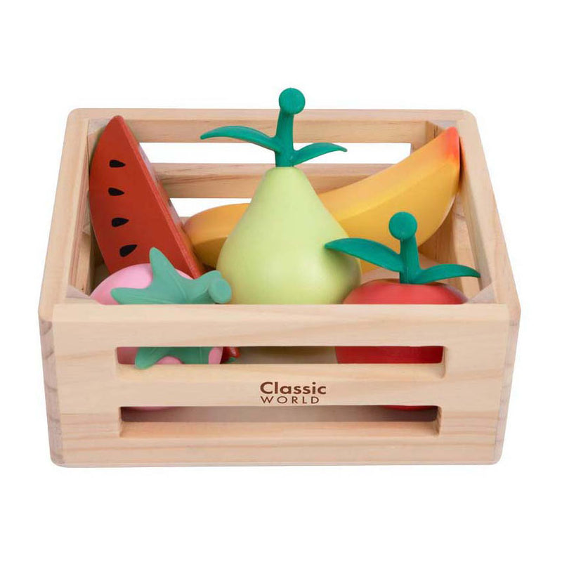 Cargue la imagen en el visor de la galería, Classic world houten krat met fruit