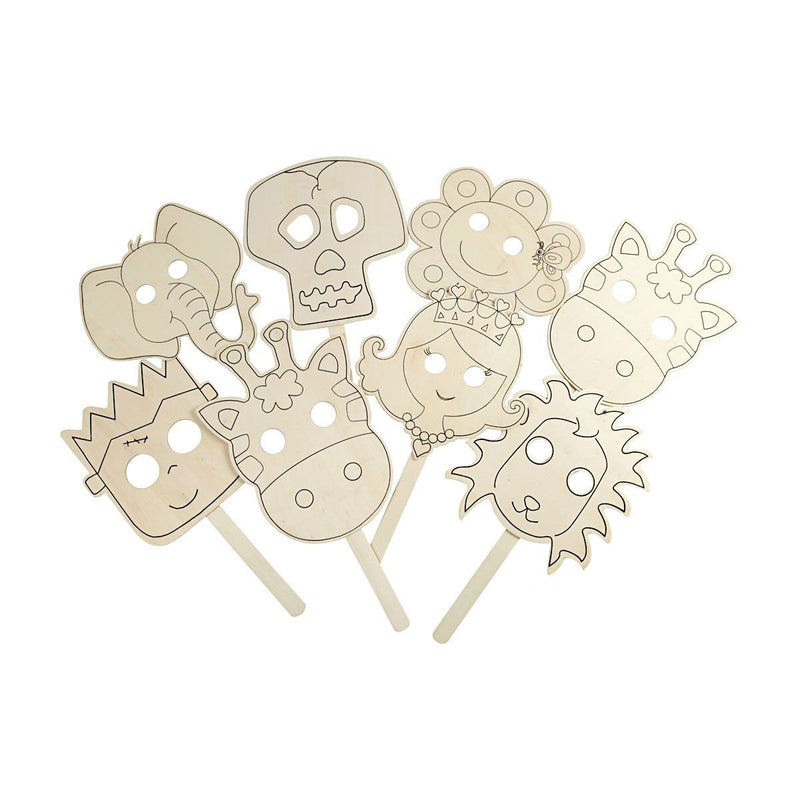 ギャラリービューアに画像をロードする, Creativ company versier je houten masker, 16st.
