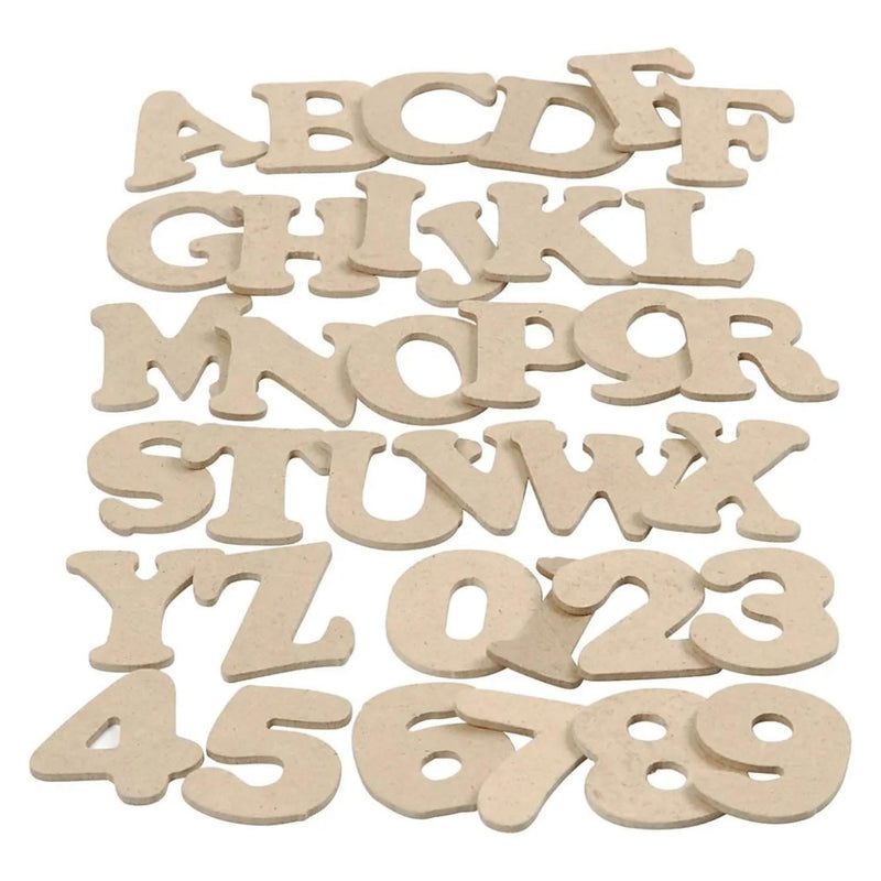 ギャラリービューアに画像をロードする, Creativ company letters cijfers - mdf, 288st.