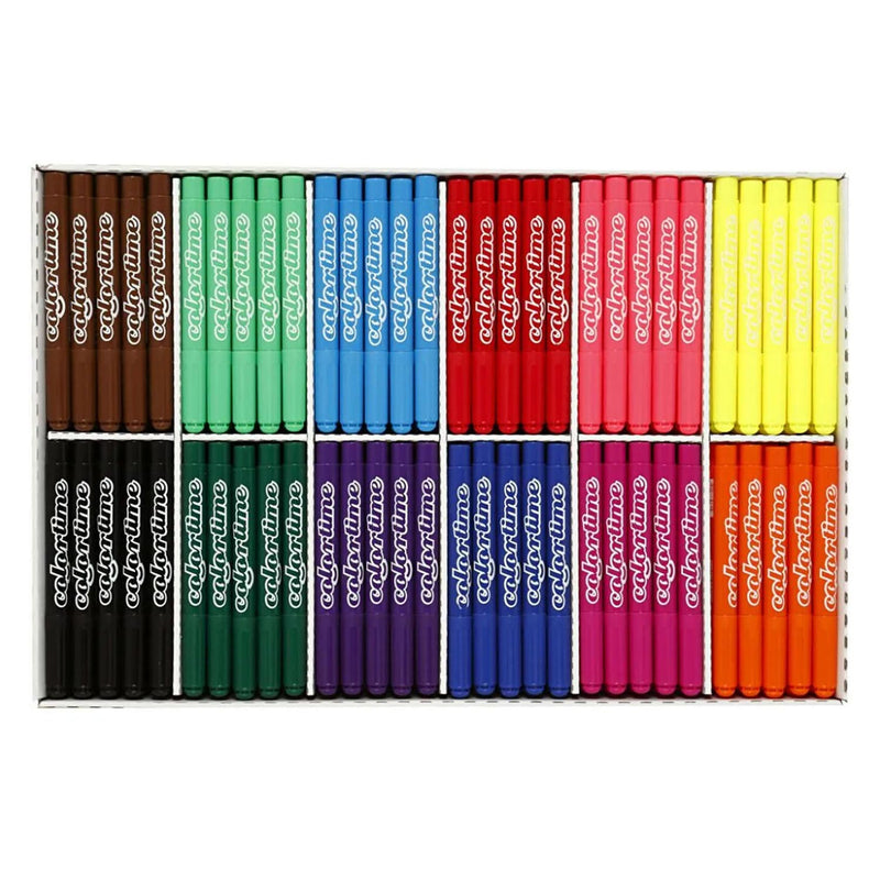 ギャラリービューアに画像をロードする, Colortime grootverpakking met 12x24 gekleurde jumbo stiften