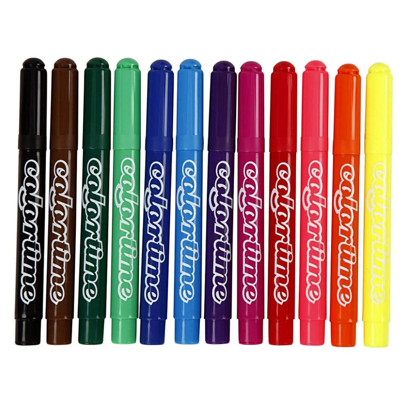 ギャラリービューアに画像をロードする, Colortime grootverpakking met 12x24 gekleurde jumbo stiften