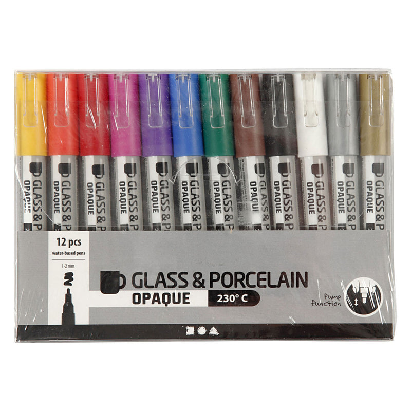 ギャラリービューアに画像をロードする, Creativ company glas- porseleinstiften, 12st.