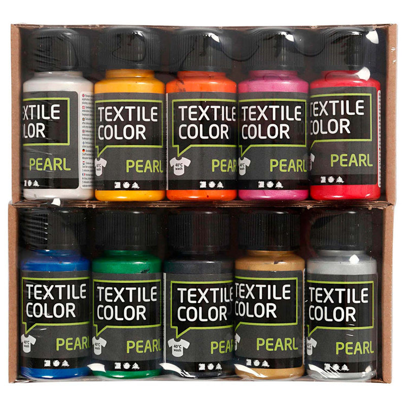Afbeelding laden in galerijviewer, Creativ company textielverf diverse kleuren, 10x50ml.