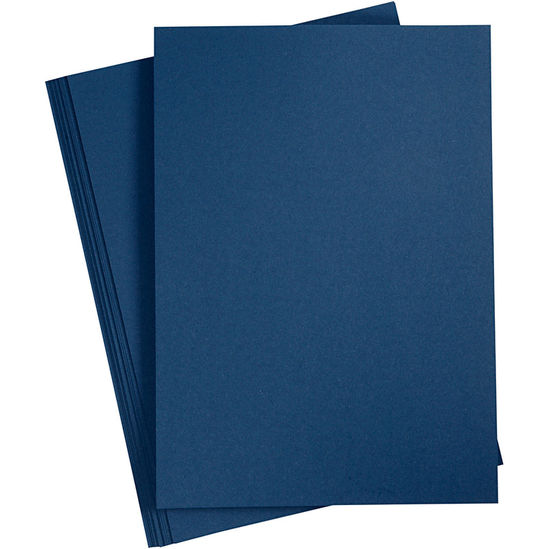 Afbeelding laden in galerijviewer, Creativ company papier blauw a4 110gr, 20st.