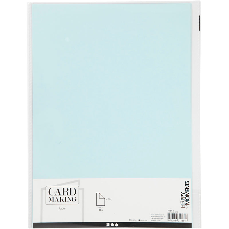 Load image into Gallery viewer, Creativ company papier lichtblauw a4 80gr, 20st.