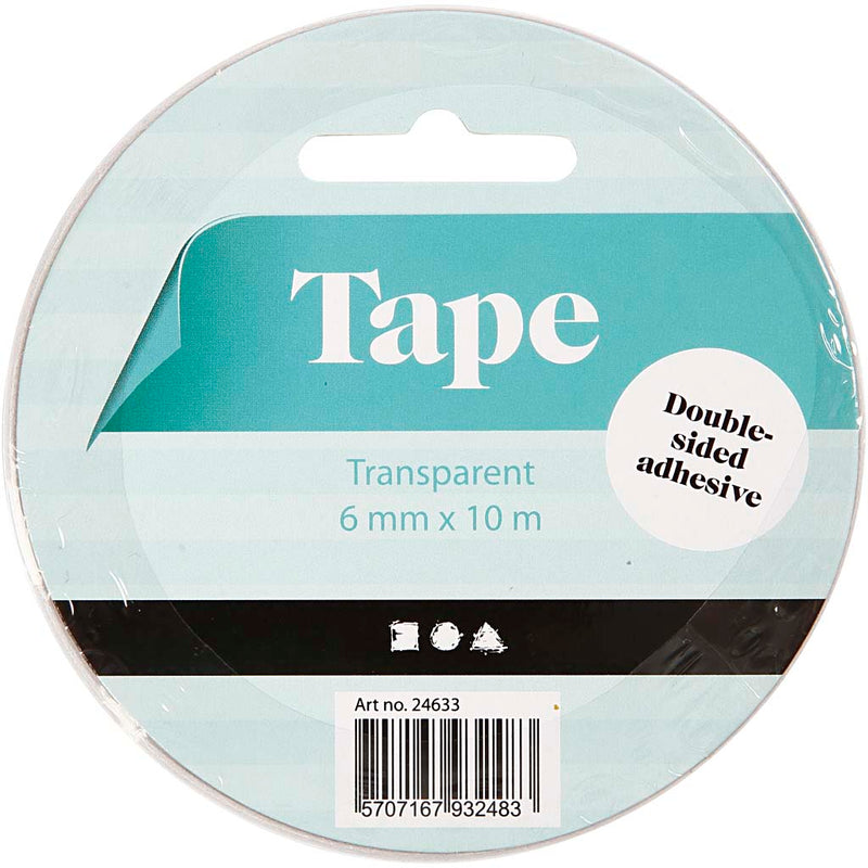 Load image into Gallery viewer, Creativ company dubbelzijdig klevend tape 6mm, 10m