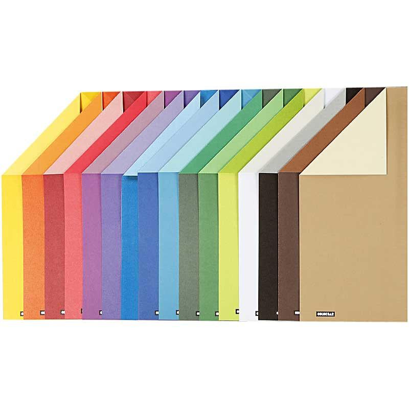 Laden Sie das Bild in Galerie -Viewer, Creativ company color bar papier kleur a4 100gr, 16 vellen