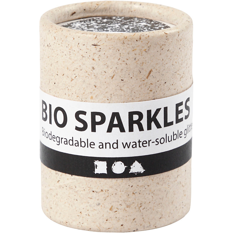 Load image into Gallery viewer, Creativ company bio glitter zilver, 10gr