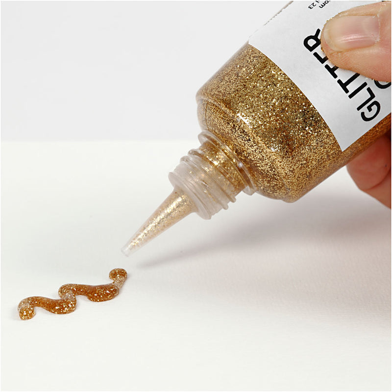 Chargez l'image dans la visionneuse de la galerie, Creativ company glitterlijm goud, 118ml