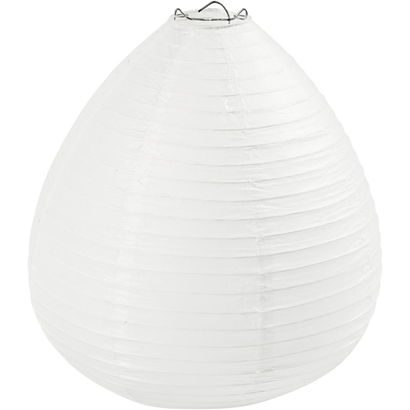Load image into Gallery viewer, Creativ company rijstpapier lamp wit druppel, 27cm