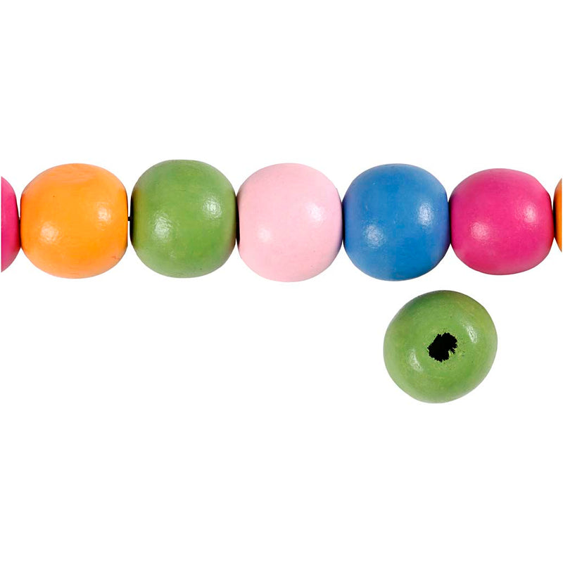 ギャラリービューアに画像をロードする, Creativ company houten kralen mix 12mm, 40st.