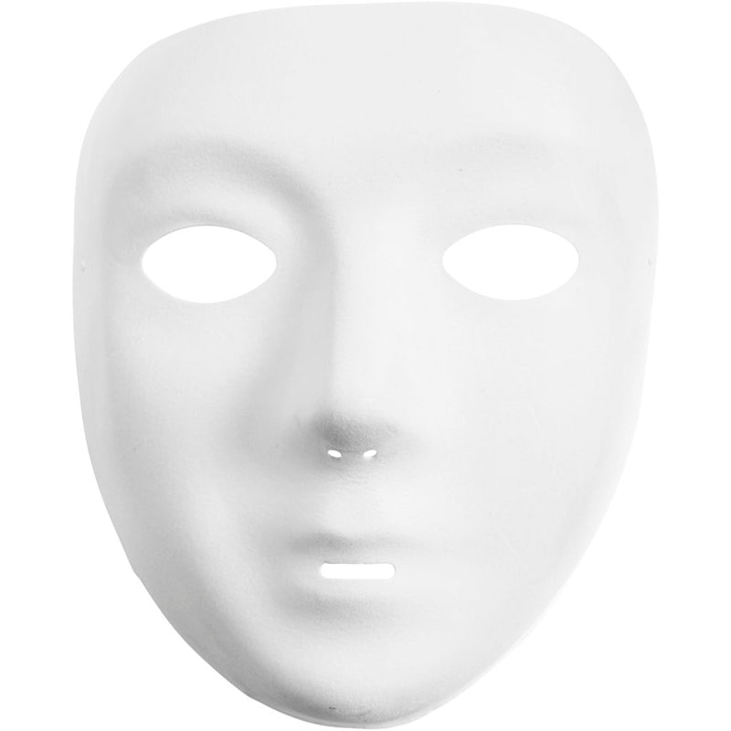 Afbeelding laden in galerijviewer, Creativ company masker wit kunststof velour
