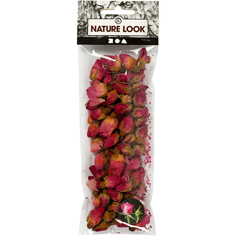 Laden Sie das Bild in Galerie -Viewer, Creativ Company Gedroogde Bloemen Rozenknoppen, 15gr