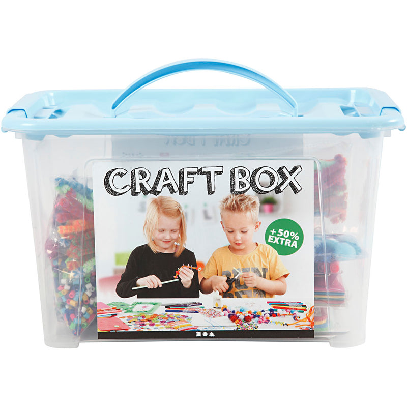 Chargez l'image dans la visionneuse de la galerie, Creativ company hobbybox blauw met creatieve materialen, 1st.