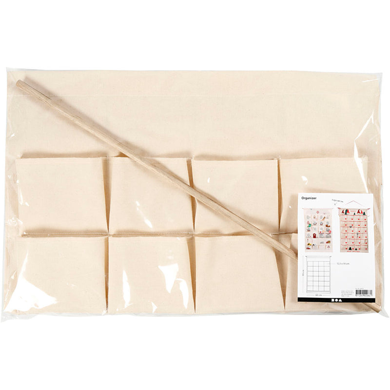 Afbeelding laden in galerijviewer, Creativ company hangende organiser naturel
