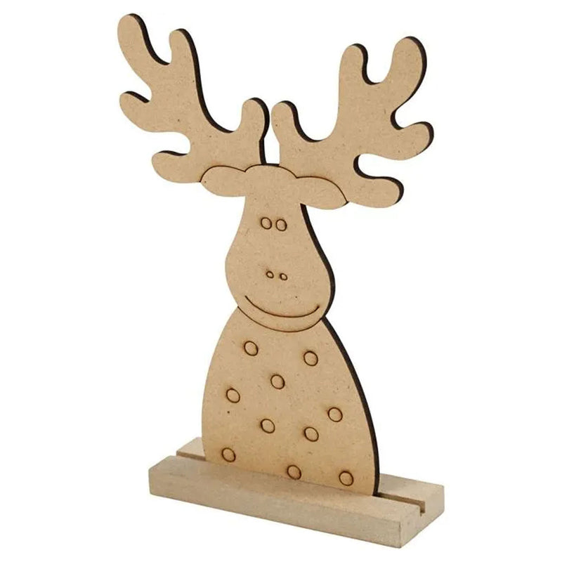 ギャラリービューアに画像をロードする, Creativ company houten kerstfiguur rendier