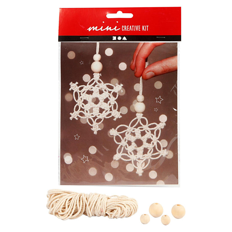 ギャラリービューアに画像をロードする, Creativ company mini creative kit macrame sneeuwvlok