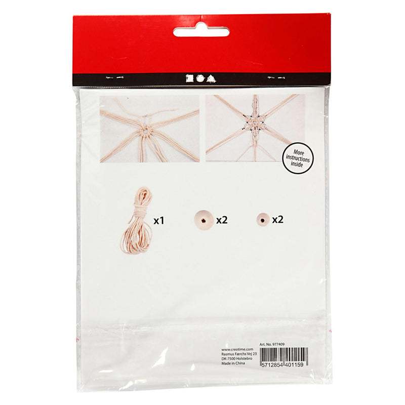 ギャラリービューアに画像をロードする, Creativ company mini creative kit macrame sneeuwvlok