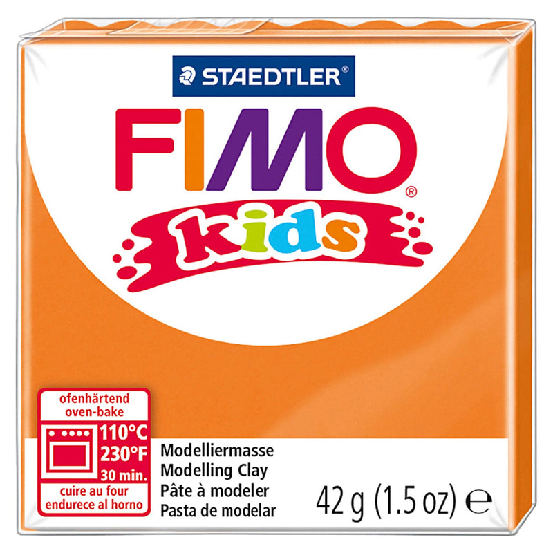 Load image into Gallery viewer, Fimo kids boetseerklei, oranje, 42 gr