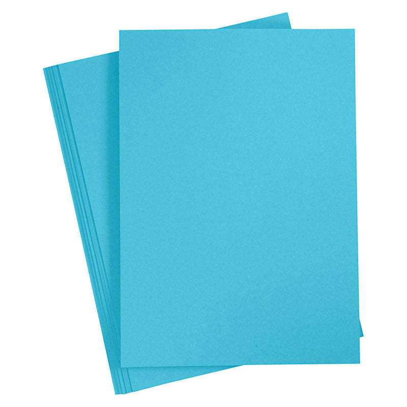 Load image into Gallery viewer, Creativ Company Gekleurd Karton Helder Blauw A4, 20 vel