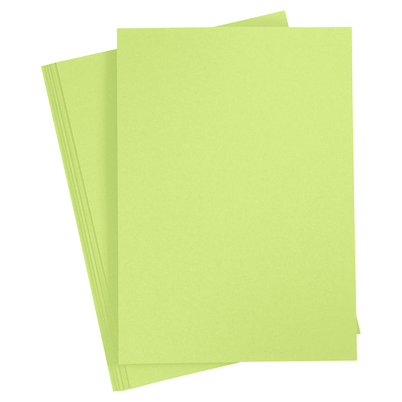 Load image into Gallery viewer, Creativ Company Gekleurd Karton Lime Groen A4, 20 vel