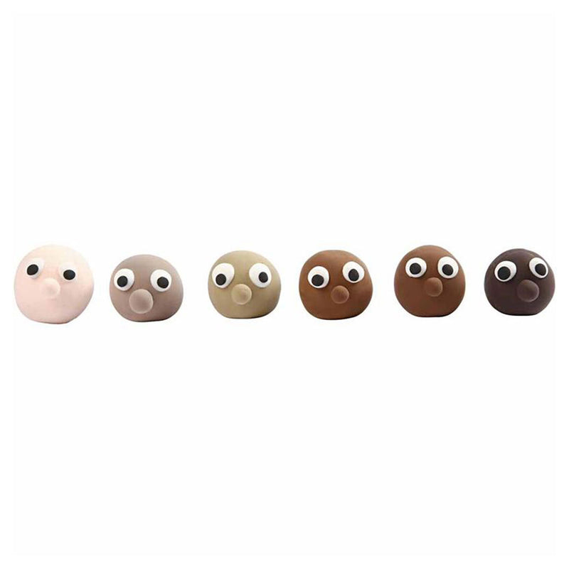 ギャラリービューアに画像をロードする, Silk clay , huidskleur, 6dlg.