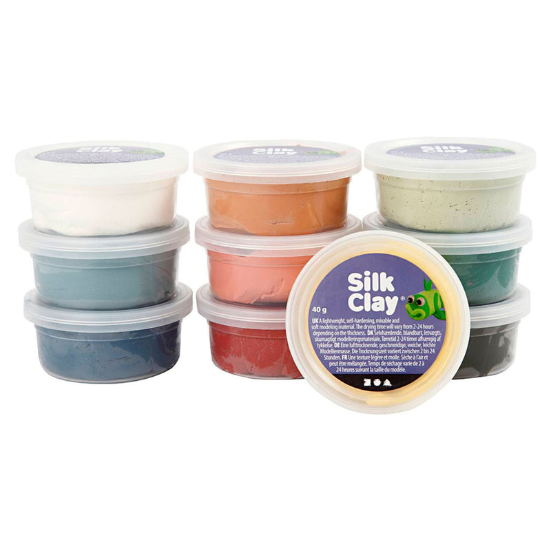 Afbeelding laden in galerijviewer, Creativ company silk clay, pastelkleuren, 10dlg.