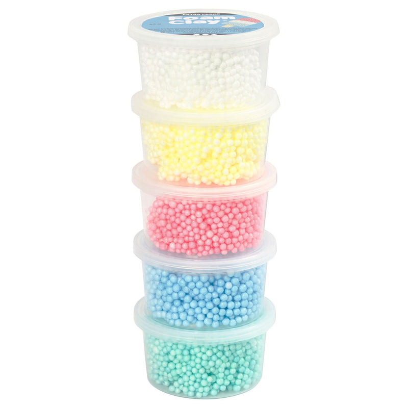 ギャラリービューアに画像をロードする, Creativ company foam clay® extra large 5x25 gr vrolijke kleuren