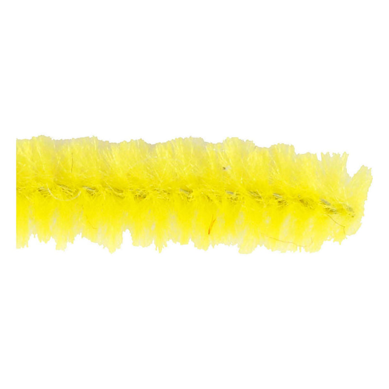 Afbeelding laden in galerijviewer, Creativ company chenille geel 30cm, 50st.