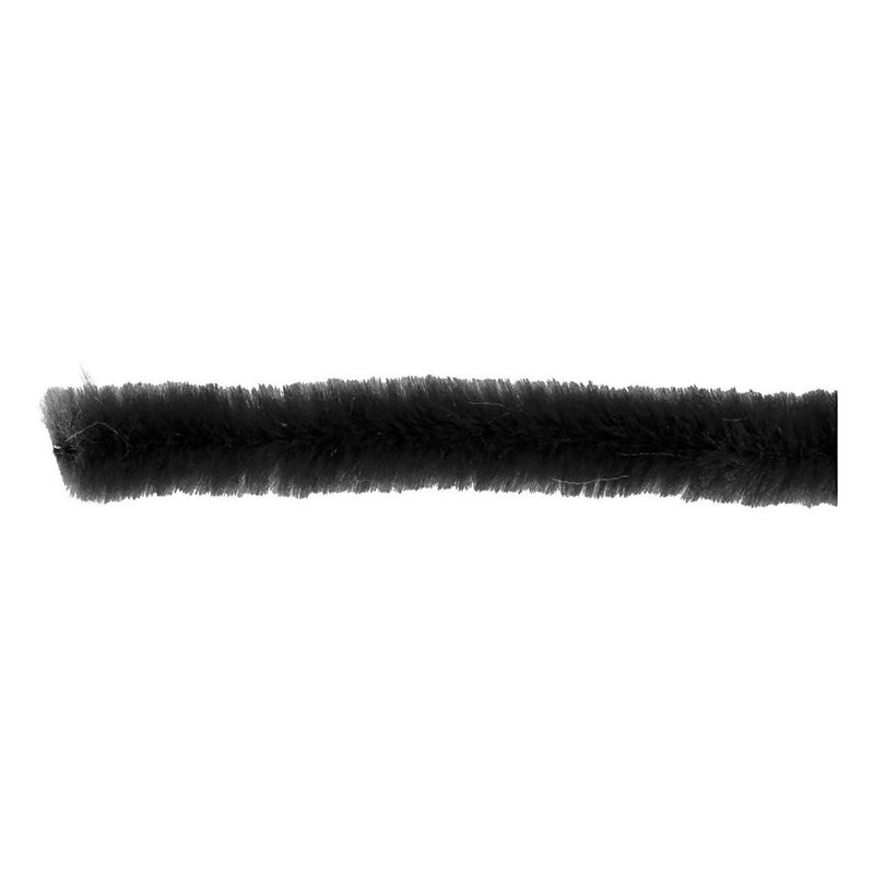 Afbeelding laden in galerijviewer, Creativ company chenille zwart 30cm, 50st.
