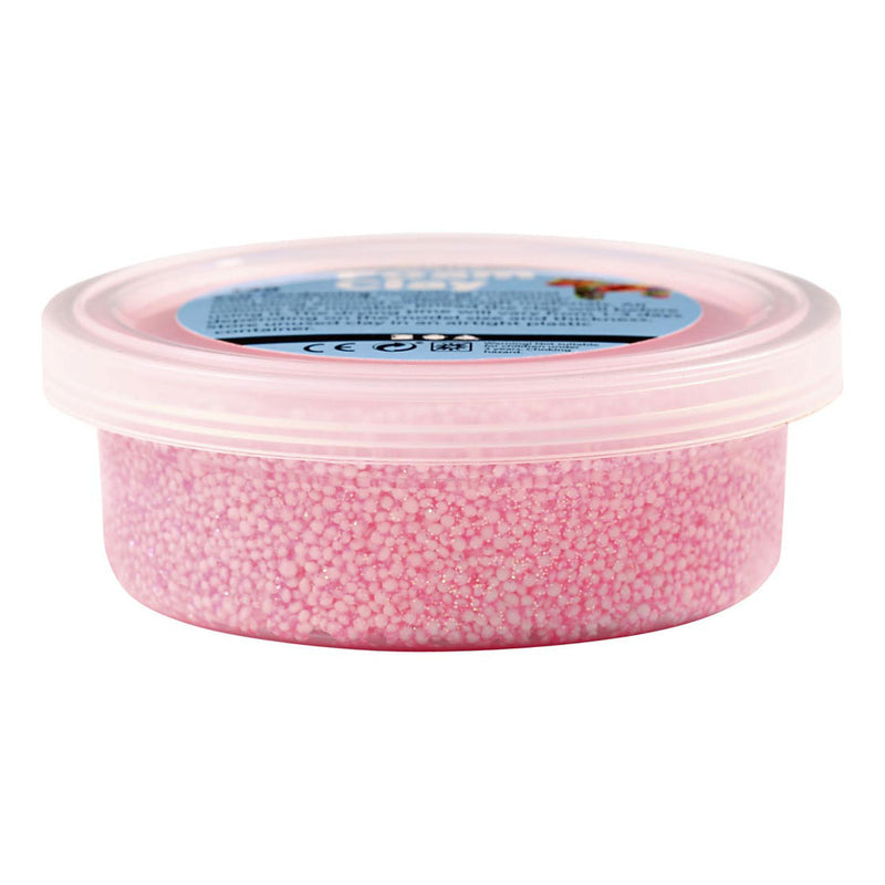 Afbeelding laden in galerijviewer, Foam clay ®, glitter, pastelkleuren, 14 gr, 6 doosje