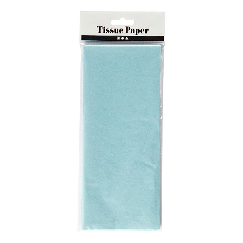 Load image into Gallery viewer, Creativ company tissuepapier lichtblauw 10 vellen 14 gr, 50x70cm