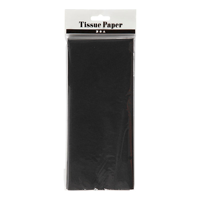 Load image into Gallery viewer, Creativ company tissuepapier zwart 10 vellen 14 gr, 50x70cm