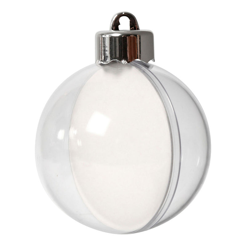 Afbeelding laden in galerijviewer, Creativ company deco ballen transparant 6cm, 8st.