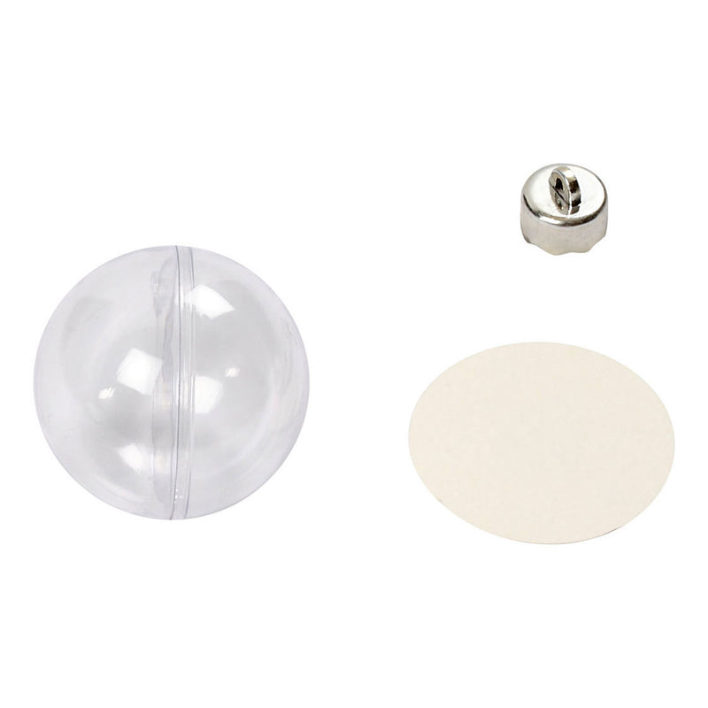 Afbeelding laden in galerijviewer, Creativ company deco ballen transparant 6cm, 8st.