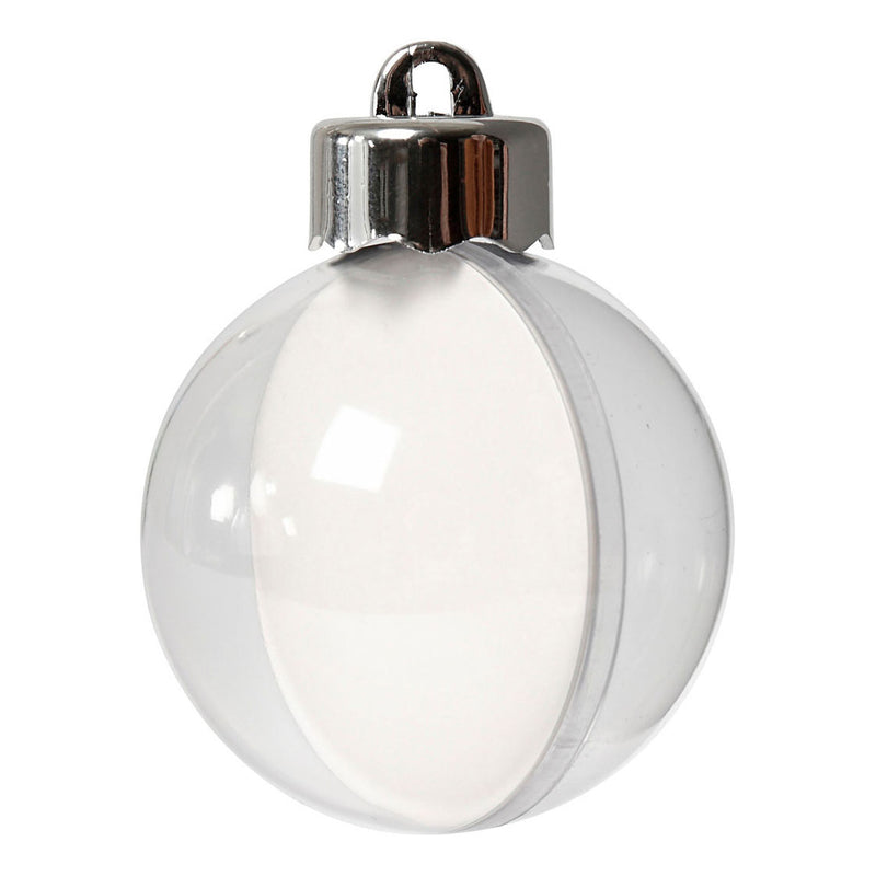 Afbeelding laden in galerijviewer, Creativ company deco ballen transparant 5cm, 10st.