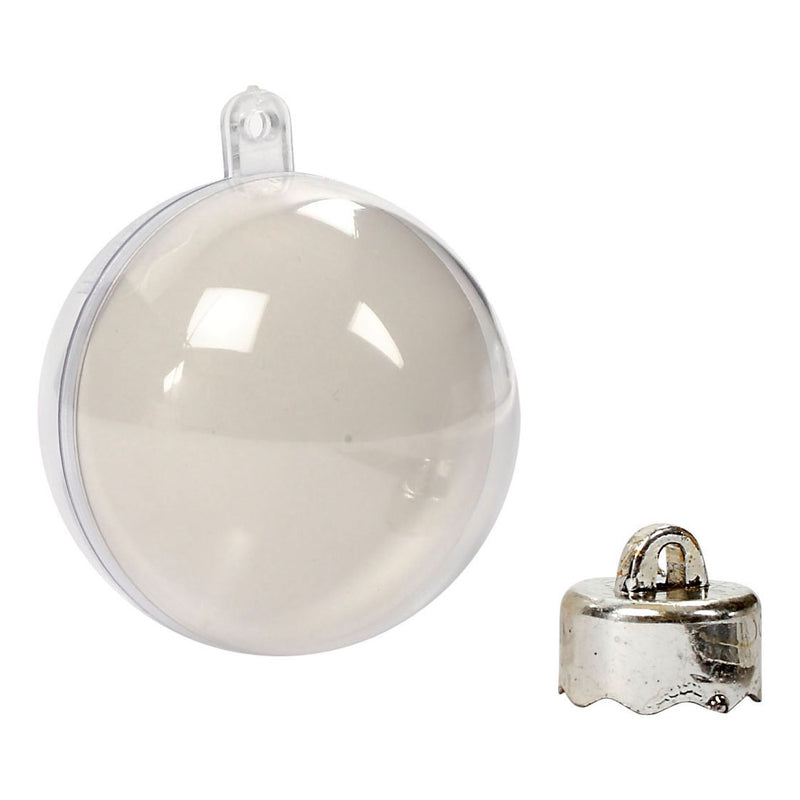 Afbeelding laden in galerijviewer, Creativ company deco ballen transparant 5cm, 10st.